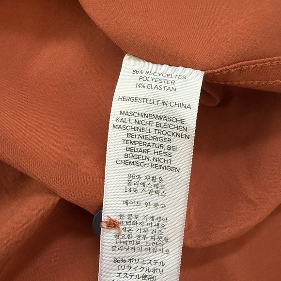 Cotopaxi Men's Short Sleeve Button Down Size XXL Orange Performance Stretch - Picture 4 of 7